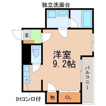 フィーブルサカエの物件間取画像